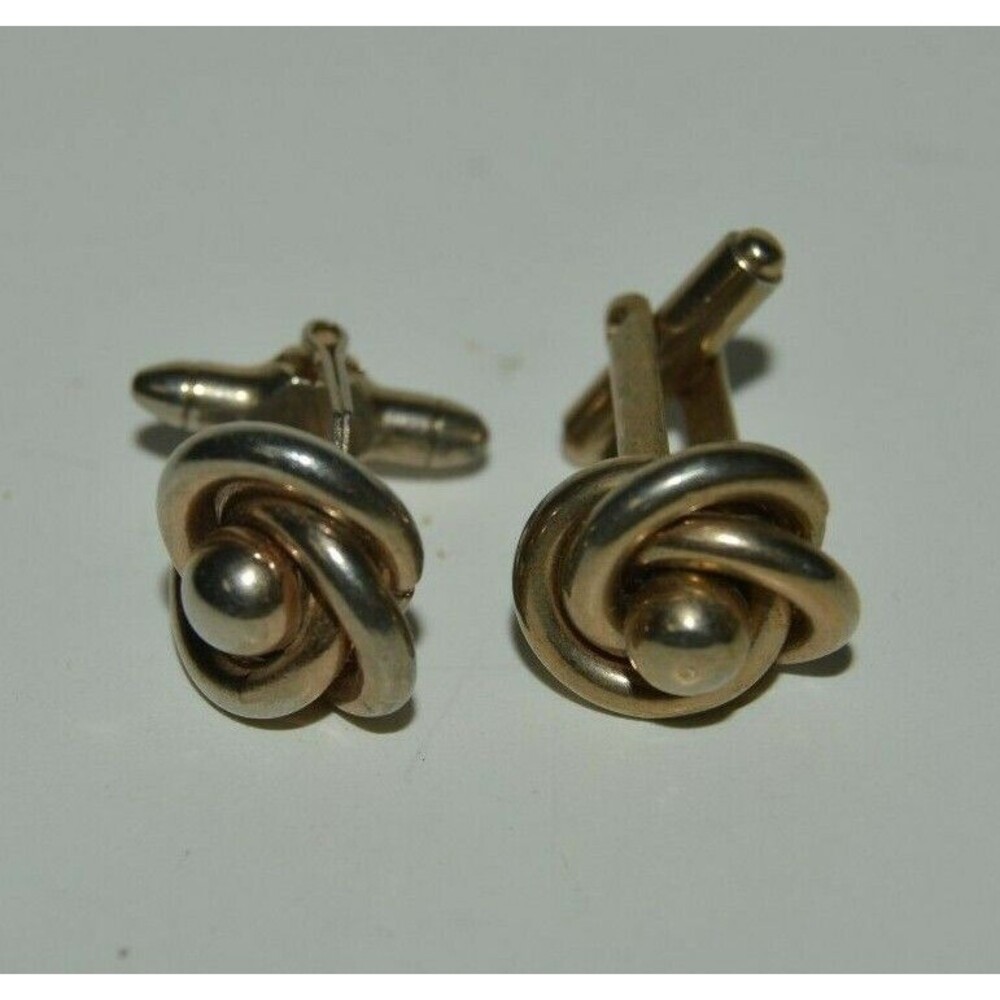 Vintage Swirls Ropes Loops Rings MIX MATCH Mid Century Modern Cuff Links
